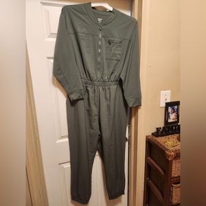 Green old navy jumpsuit